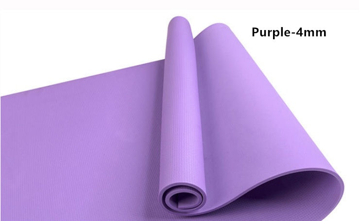 Premium Fitness & Yoga Mat – Super Soft, 4mm & 6mm Options for Maximum Cushioning