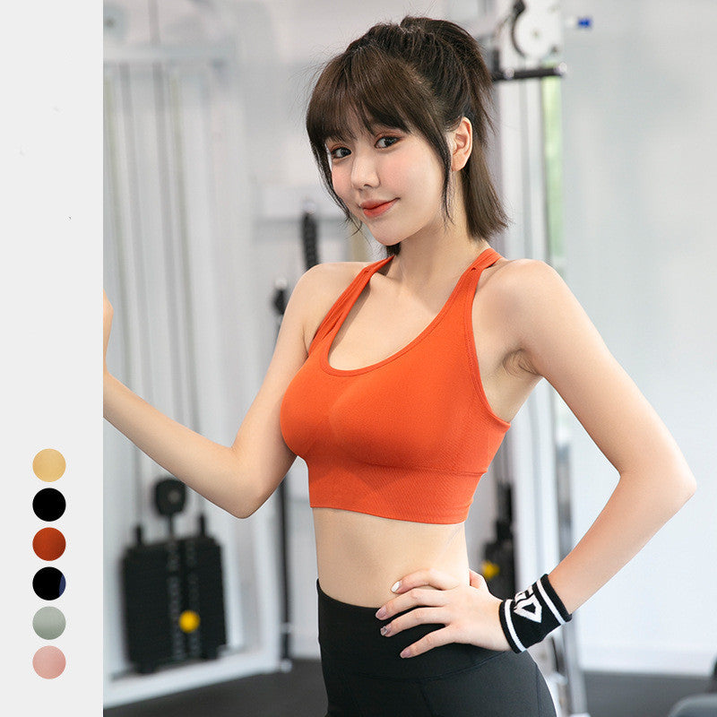 Sports Bra Underwear Seamless Hollow Beauty Back Shaping