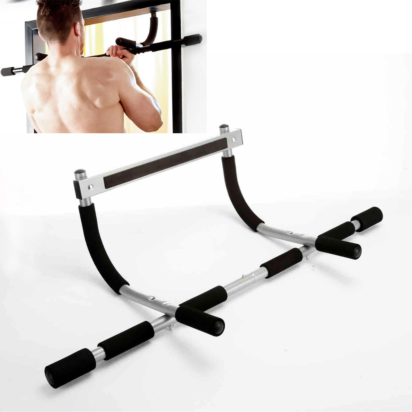 MaxFit Pull-Up: Home Fitness Equipment for Stronger Arms & Back