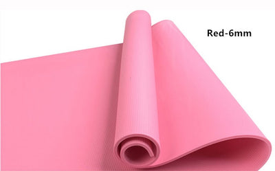 Premium Fitness & Yoga Mat – Super Soft, 4mm & 6mm Options for Maximum Cushioning