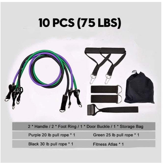 Rally resistance band fitness equipment