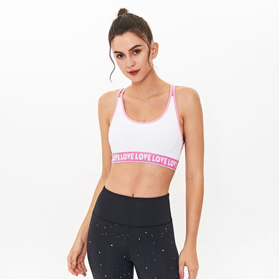 Printed sports bra