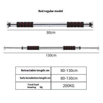 Indoor Punch-free Horizontal Bar On The Door Pull-up Fitness Equipment