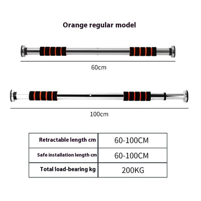 Indoor Punch-free Horizontal Bar On The Door Pull-up Fitness Equipment