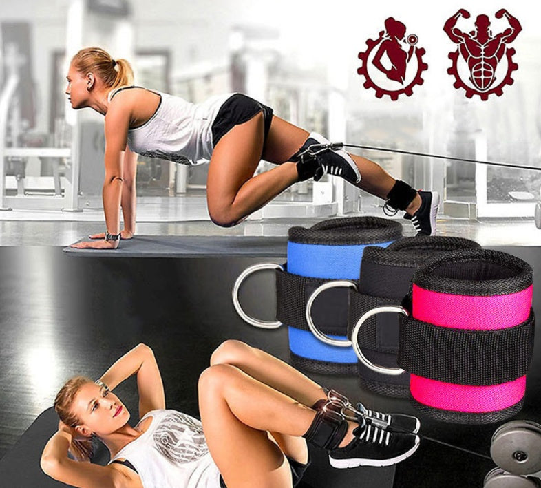 Ankle Weights with D-Ring Buckle for Power Weight Lifting and Fitness Training