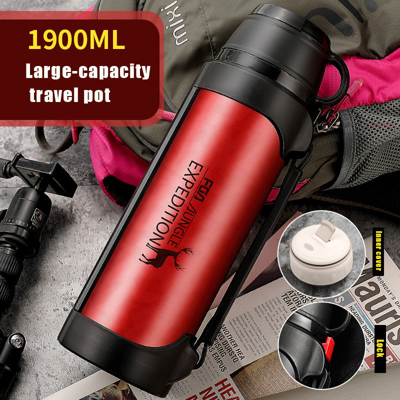 Car Portable Large Insulated Water Bottle