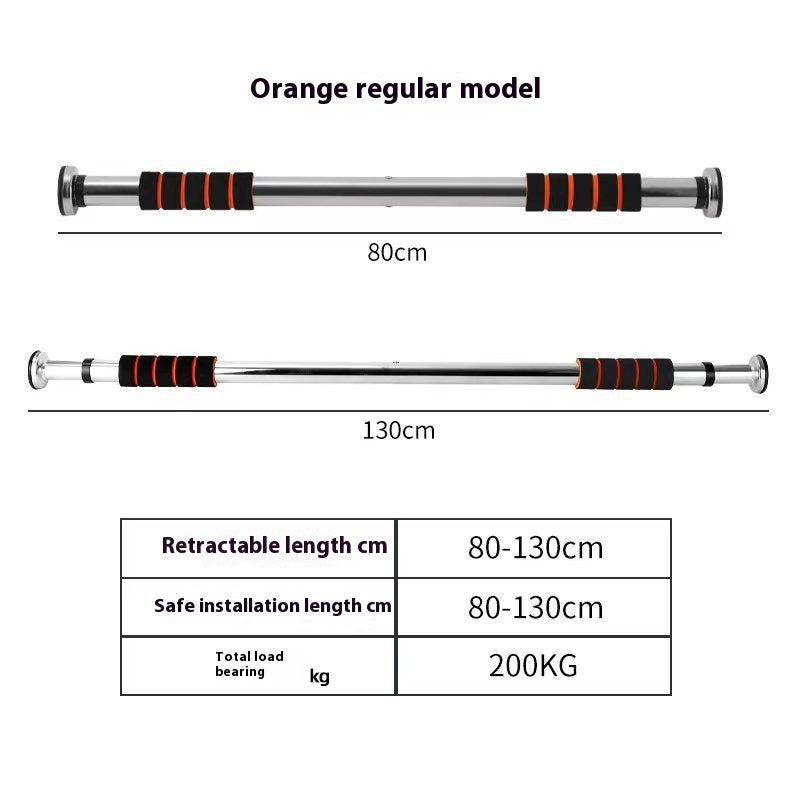 Indoor Punch-free Horizontal Bar On The Door Pull-up Fitness Equipment