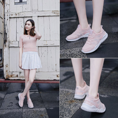 Sports Shoes Women's White Shoes Increased Breathable Casual