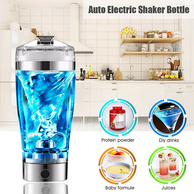 Electric Shake Stirrer USB Shake Bottle Milk Coffee Blender Kettle Sports And Fitness Charging Electric Shaker Cup