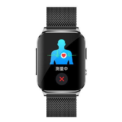 Smartwatch Real-time Dynamic ECG Blood Pressure Body Temperature