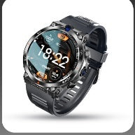 Multi Functional Sports Smartwatch With Dual Cameras For Positioning