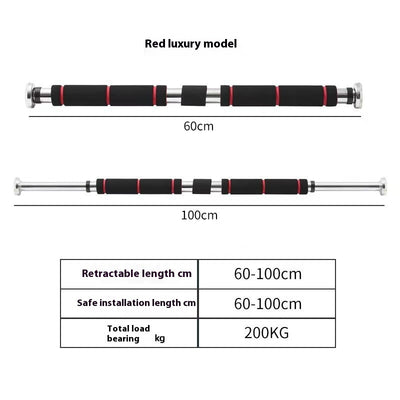 Indoor Punch-free Horizontal Bar On The Door Pull-up Fitness Equipment