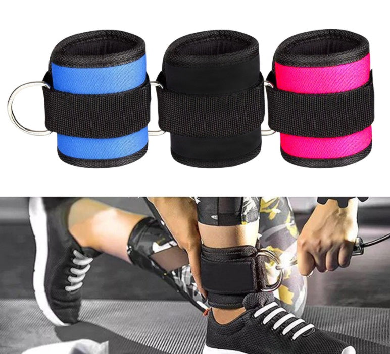 Ankle Weights with D-Ring Buckle for Power Weight Lifting and Fitness Training