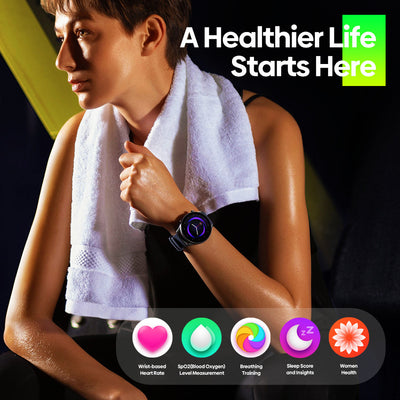 Bluetooth Fitness Mode Heart Rate Monitoring Smartwatch