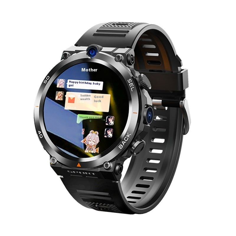 Multi Functional Sports Smartwatch With Dual Cameras For Positioning