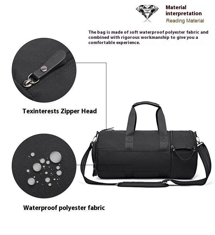 Waterproof Gym Bag Portable Travel Handbag