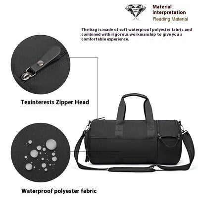 Waterproof Gym Bag Portable Travel Handbag