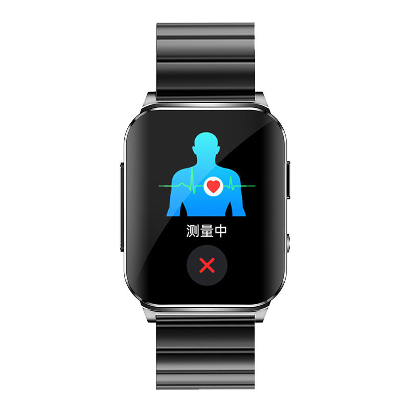 Smartwatch Real-time Dynamic ECG Blood Pressure Body Temperature