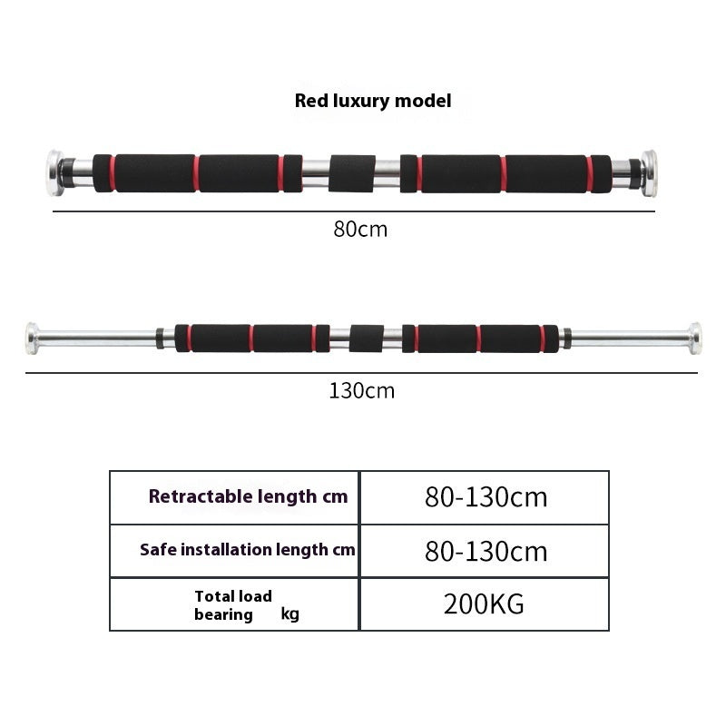 Indoor Punch-free Horizontal Bar On The Door Pull-up Fitness Equipment