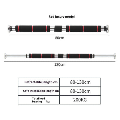 Indoor Punch-free Horizontal Bar On The Door Pull-up Fitness Equipment