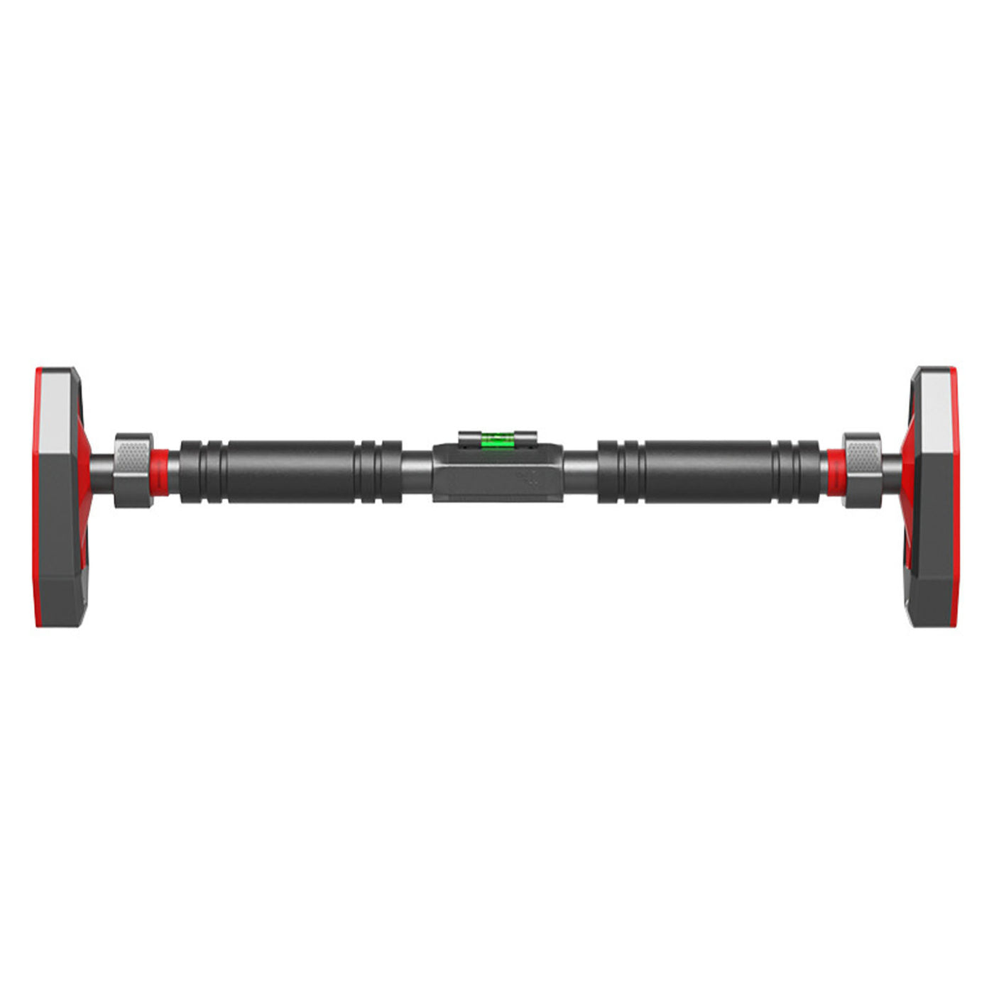 Doorway Pull Up Bar for Home Gym Exercise Fitness Applicable Installation Distance 65‑100M Black Red