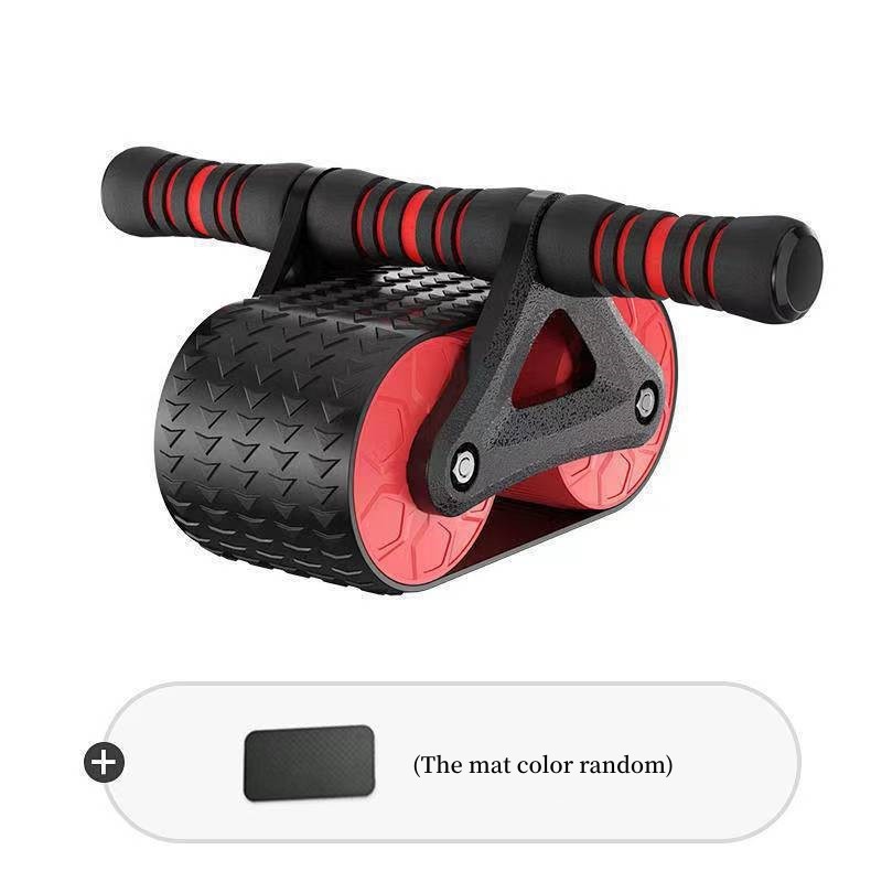 CoreMaster Ab Roller: Automatic Rebound Double Wheel for Full-Body Fitness